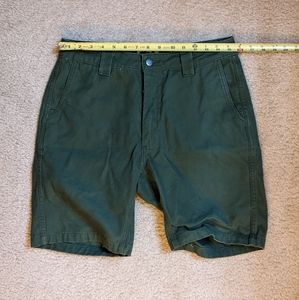 Edgevale green cotton work shorts